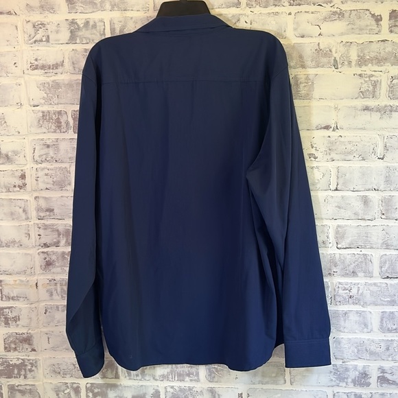 Marmot NWT Men's XL Arctic Navy Aerobora L/S Button Down Woven Shirt Outdoor - Picture 9 of 10
